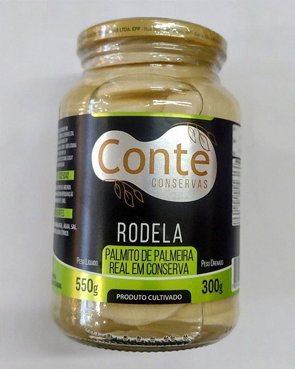 PALMITO CONSERVA CONTE RODELA 550GR.