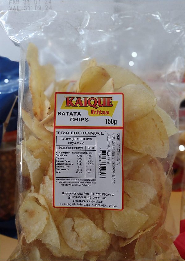 BATATA FRITA KAIQUE ORIGINAL 150GR.
