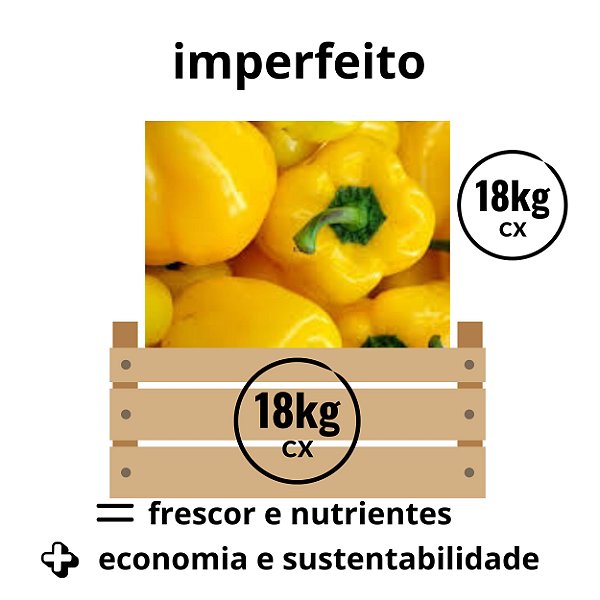 PIMENTÃO AMARELO MEDIO  10KG