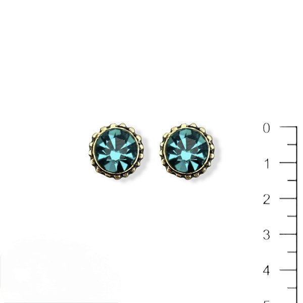 BRINCO PONTO DE LUZ TURQUESA 11108