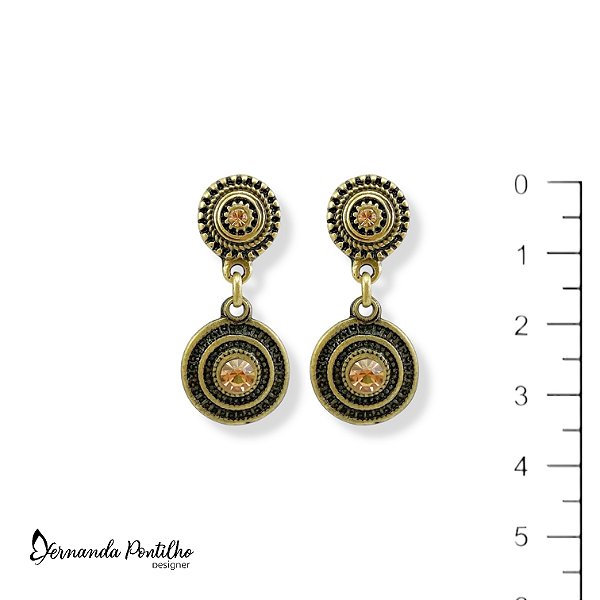 BRINCO MANDALINHA DOURADO 11818