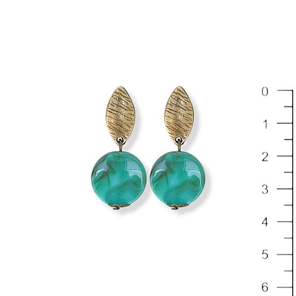 BRINCO RESINA TURQUESA 12378