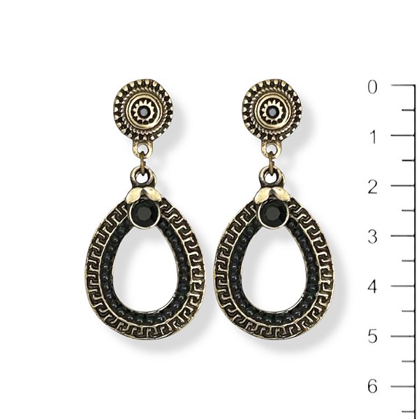 BRINCO GOTA PRETO 11868