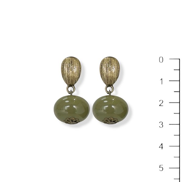 BRINCO RIVOLI DE RESINA - VERDE OLIVA 12515