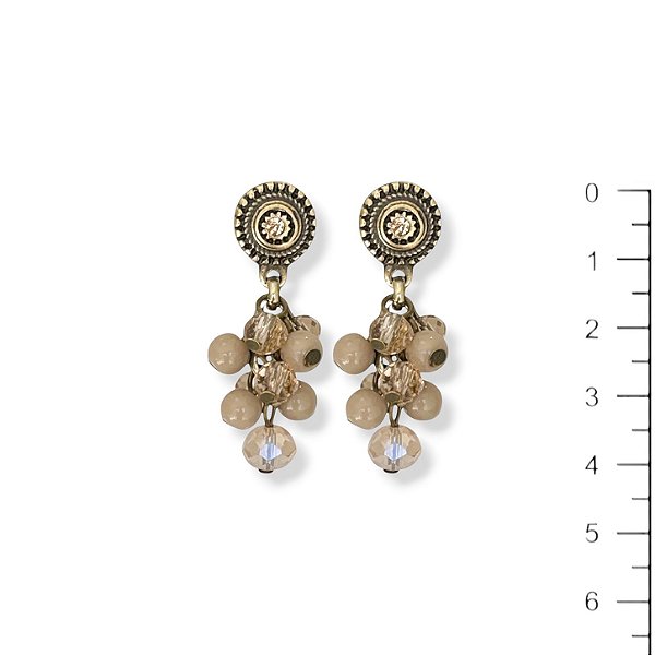 Brinco de cachinho nude - 12968