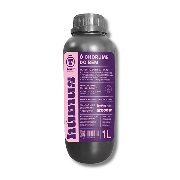 Biofertilizante Adubo Orgânico Líquido Terrô HUMUS 1 LITRO