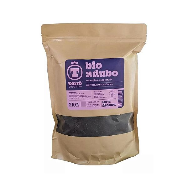 Biofertilizante Terrô BIO ADUBO 2Kg Grow Cultivo Indoor