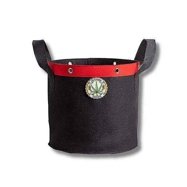 VASO DE FELTRO GROW BAG CULTIVANDO SUSTENTO MAXXI 15 LITROS
