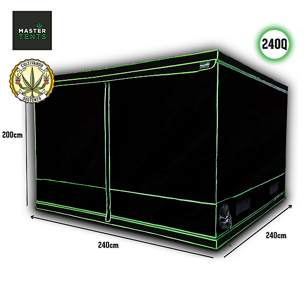 Estufa de Cultivo Indoor Grow H - 600D - 240X240X200