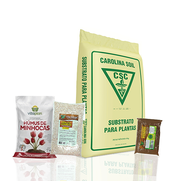 Kit de Substrato Solo Vivo Carolina Soil Padrão 075 - 50 Litros