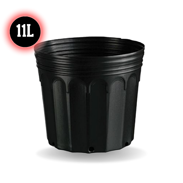 Vaso Redondo Preto 11L