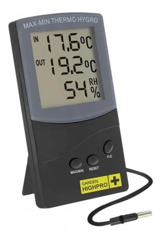 Medidor Temperatura Umidade Termohigrometro Hygroterm Medium
