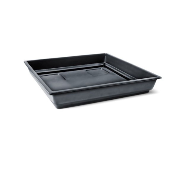 PRATO FLOREIRA 01 PRETO - 15X15CM BASE