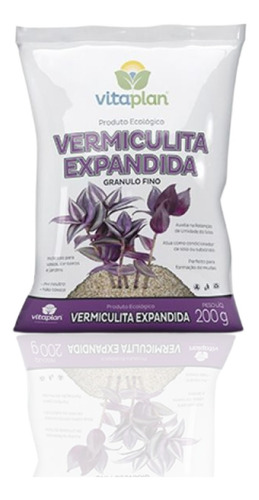 Condicionador De Solo Vermiculita Expandida 200 G Nutriplan