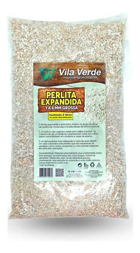 Perlita Expandida (1 a 8mm) Saca 2 litros