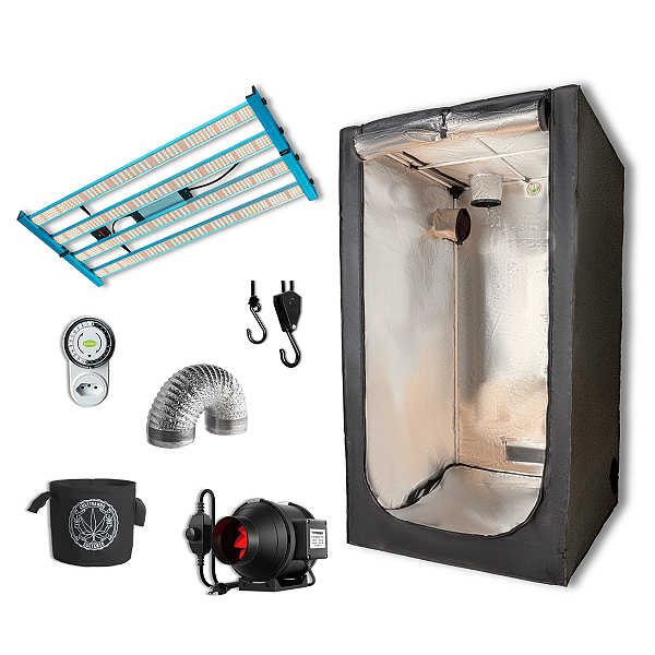 Kit Grow Cultivando Sustento 100 com LED Samsung 240 watts
