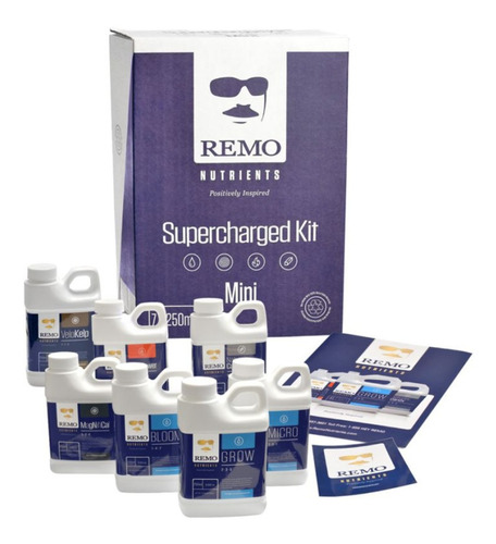 Kit Nutrientes Remo Supercharged 7 X 1000ml Original Lacrado