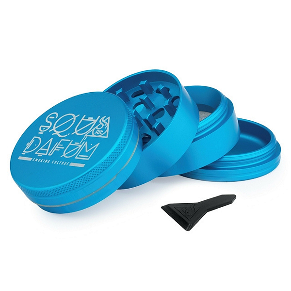 GRINDER PREMIUM SQUADAFUM SDF PRO 4 - CIRCLE 56 MM - AZUL
