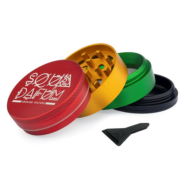 GRINDER PREMIUM SQUADAFUM SDF PRO 4 - CIRCLE 56 MM - RASTA