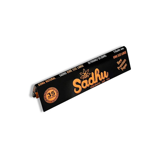 Papel de Seda para Cigarro Sadhu King Size Black 1 un