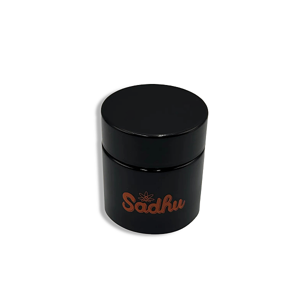 Pote hérmetico de Vidro Sadhu Black Edition UV 90ml