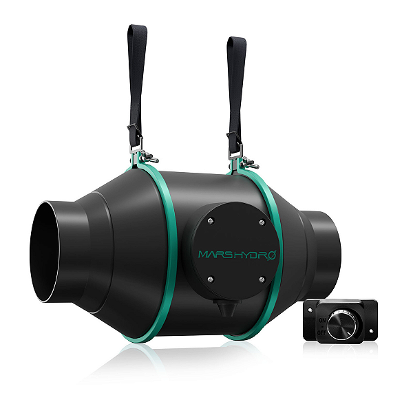 EXAUSTOR AXIAL MARS HYDRO 100mm BIVOLT E CONTROLADOR 348m3/h