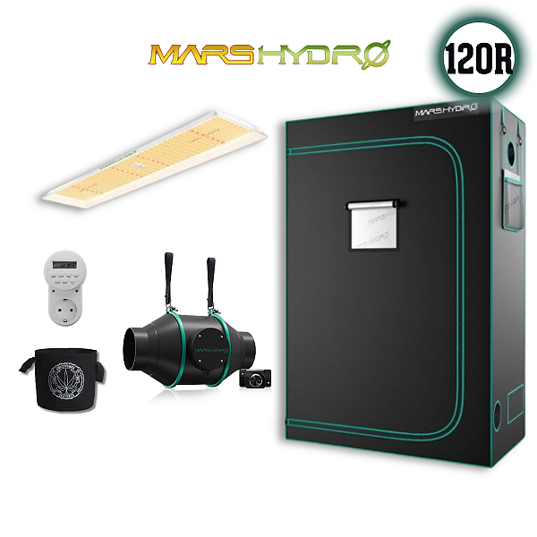 Kit Basic Mars Hydro 60x120 para Cultivo Indoor com LED 300w