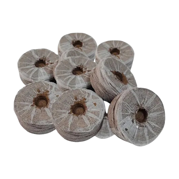 Kit 10 x Pastilha Celula De Germinacao Turfa Jiffy 42X75MM