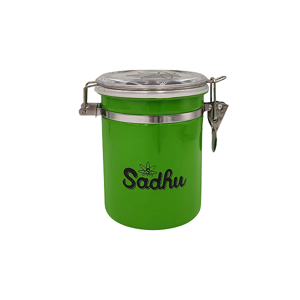 Pote hermético vedado Sadhu Aço Inox 943ml Verde