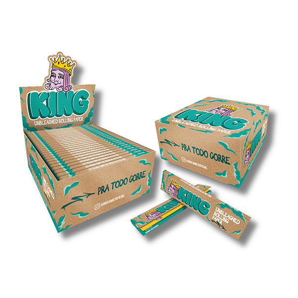 PAPEL SEDA KING UNBLEACHED KING SIZE REGULAR 110x44 mm