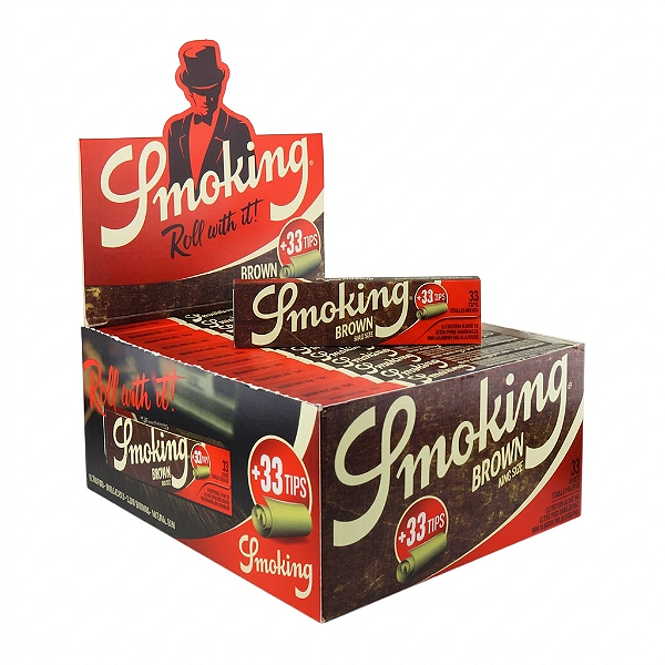 PAPEL SEDA SMOKING BROWN K.SIZE + TIPS