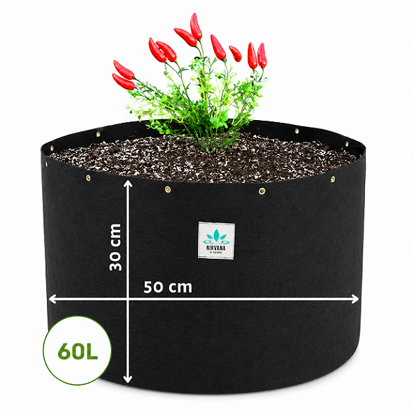 Cama de Cultivo Vaso de Feltro 60 Litros