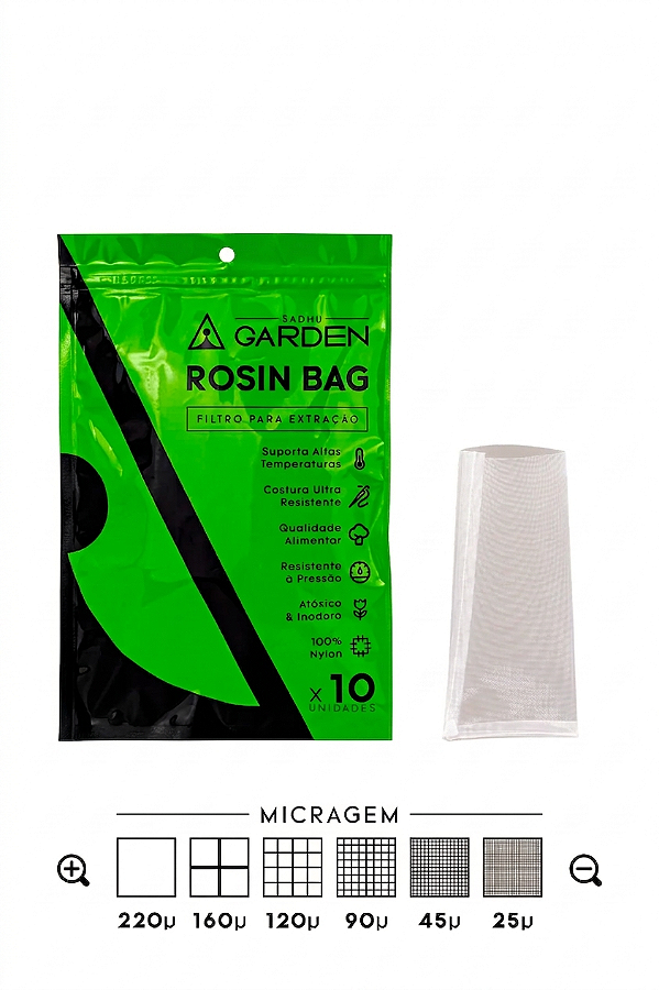 Rosin Bag Sadhu Garden     8cm x 15cm