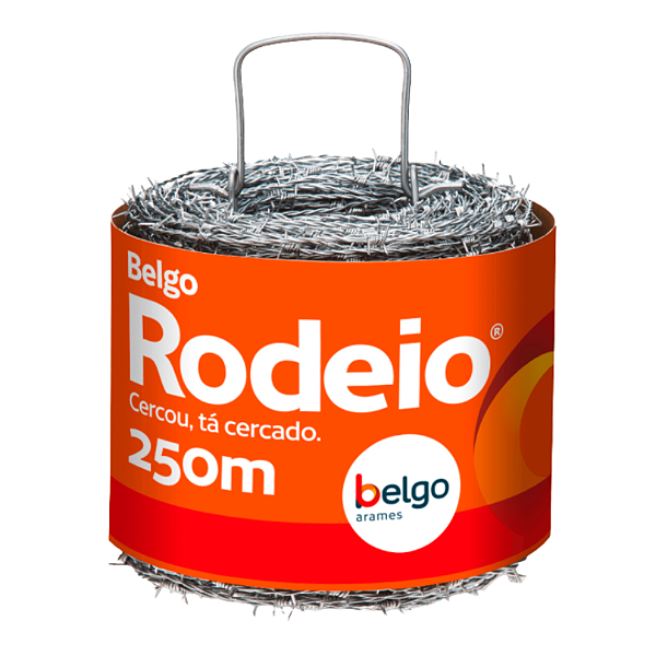 Arame Farpado Rodeio Belgo - 1,60mm 250m