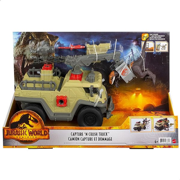 Mattel Jurassic World Dominion Capture E Crush Truck