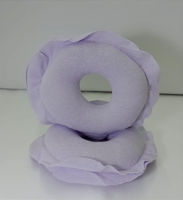 Par de Rosquinhas de Amamentação em Malha Roxo