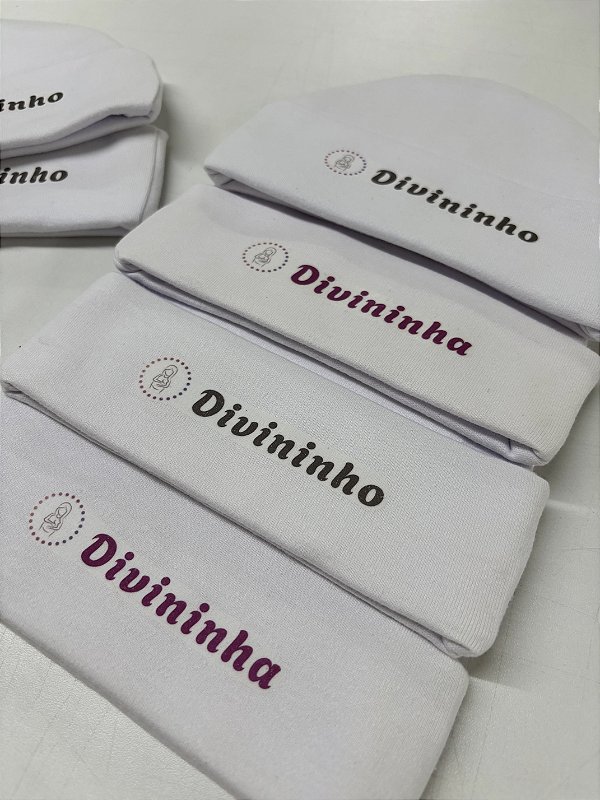 Kit 10 Toucas Bebê RN Personalizada