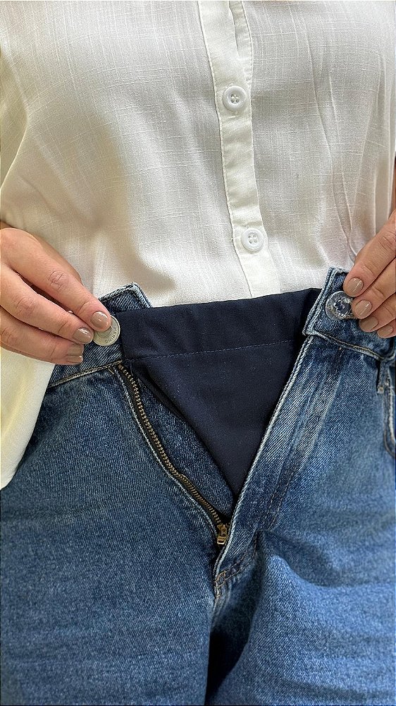 Extensor de calça jeans para gestante