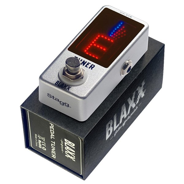Pedal Afinador Cromático BLAXX BX-TUNER Guitar/Baixo - STAGG