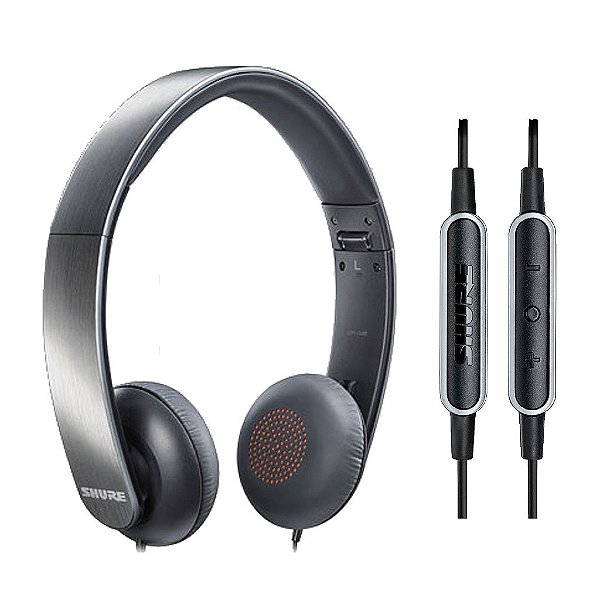 Fone de Ouvido On-Ear Portátil SRH-145M+ e microfone SHURE