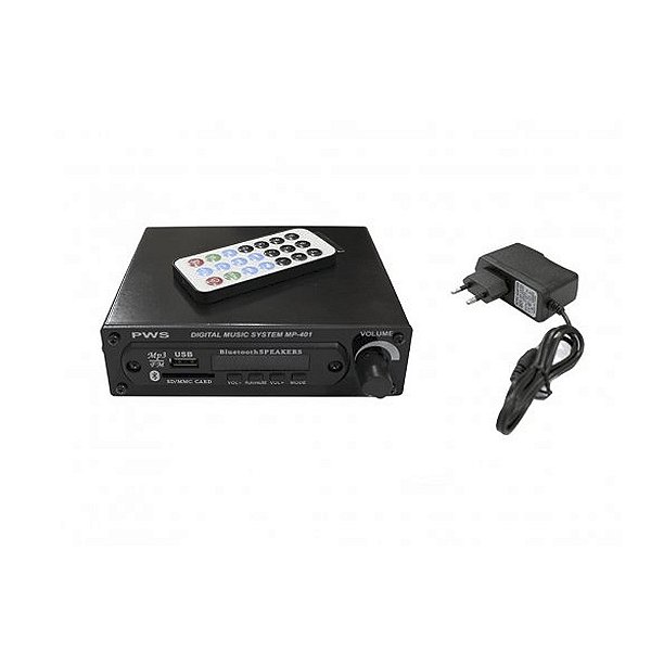 Leitor de MP3/Bluetooth/ Radio MP-401-PWS