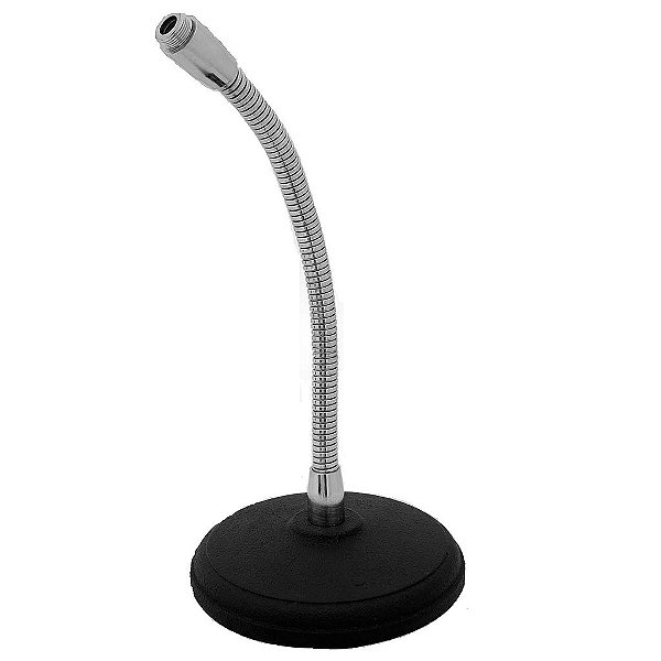 Pedestal de Mesa com Tubo Flexível PS4F Grande Cromado - VISÃO