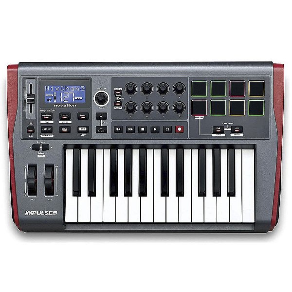 Teclado Controlador  Impulse 25 USB 25 Teclas - NOVATION