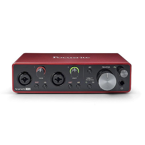 Interface de áudio Scarlett 2i2  (3ª Geração) - FOCUSRITE