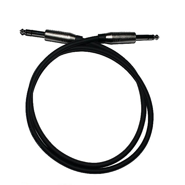 Cabo de Sinal Linha Prata P10 x P10 5m - Kalifa Cables
