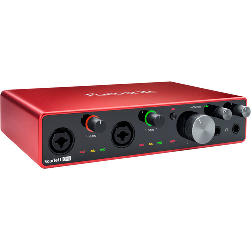 Interface de áudio Scarlett 8i6 (3ª Geração) - FOCUSRITE