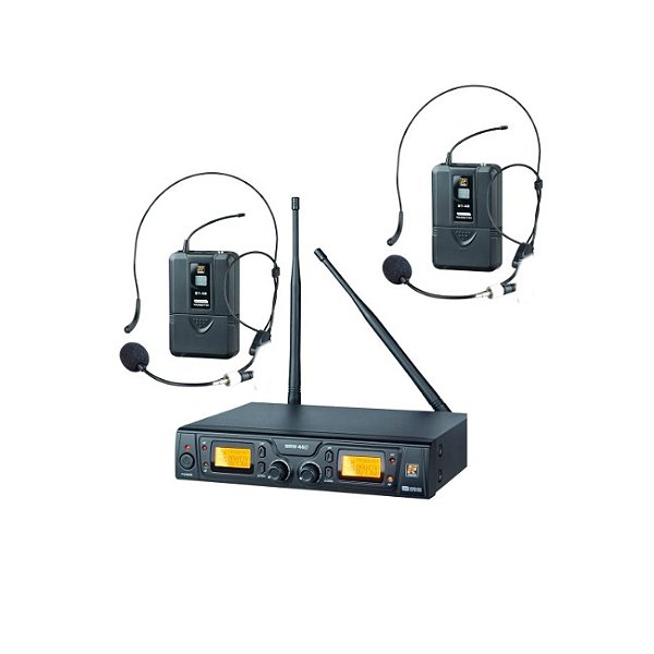 Microfone sem Fio SRW-48D BT48/HT9A Duplo Head Set - STANER