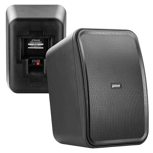 Caixa de Som Passiva HS 6 Outdoor 8 Ohms Preta (Par) - FRAHM