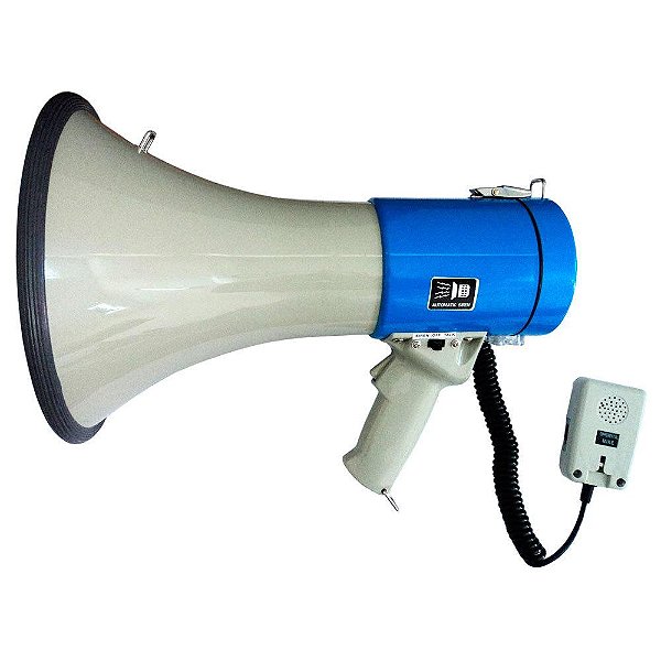 Megafone CSR SK66 USB 25W Microfone de Mão e Sirene