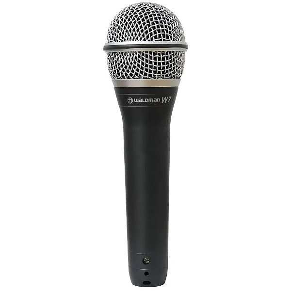 Microfone com Fio Dinâmico Supercardioide W7 - WALDMAN
